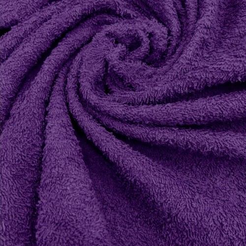 Toalla pequeña de algodón rombos 100x200cm violeta
